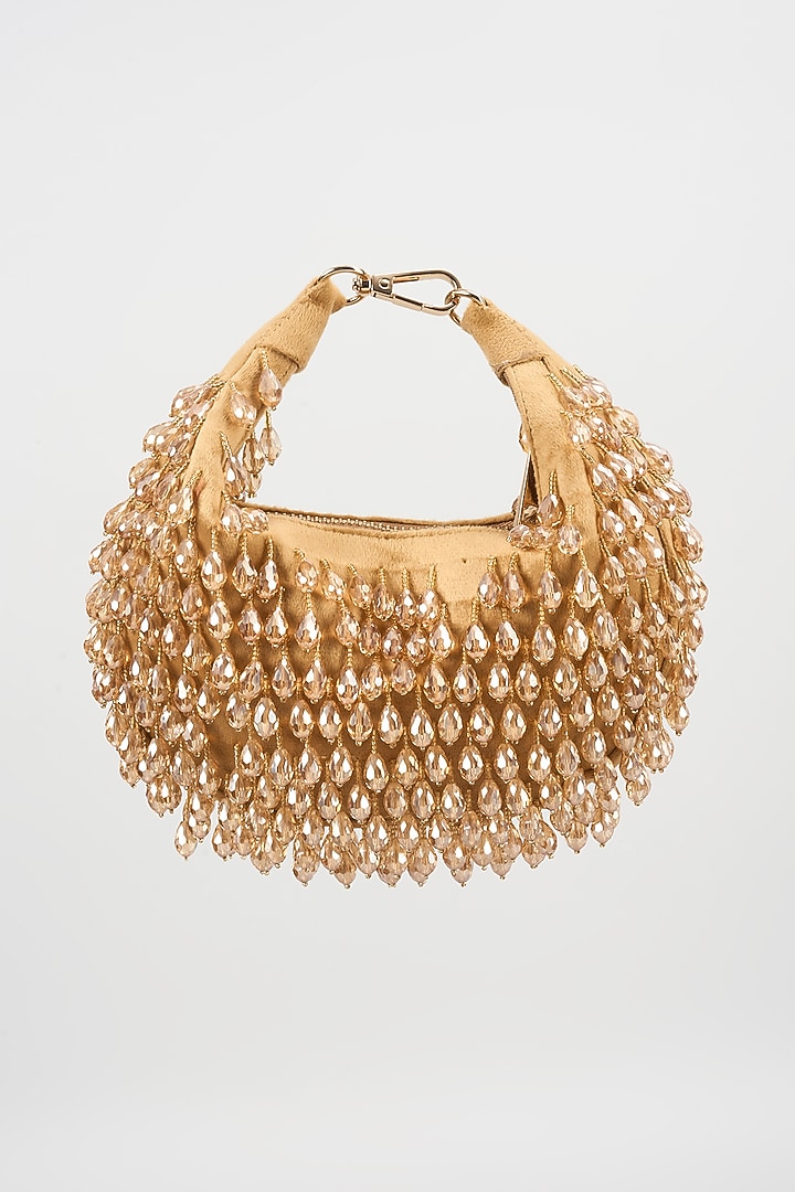 Gold Crystal Clutch by Forever Noor at Pernia's Pop Up Shop