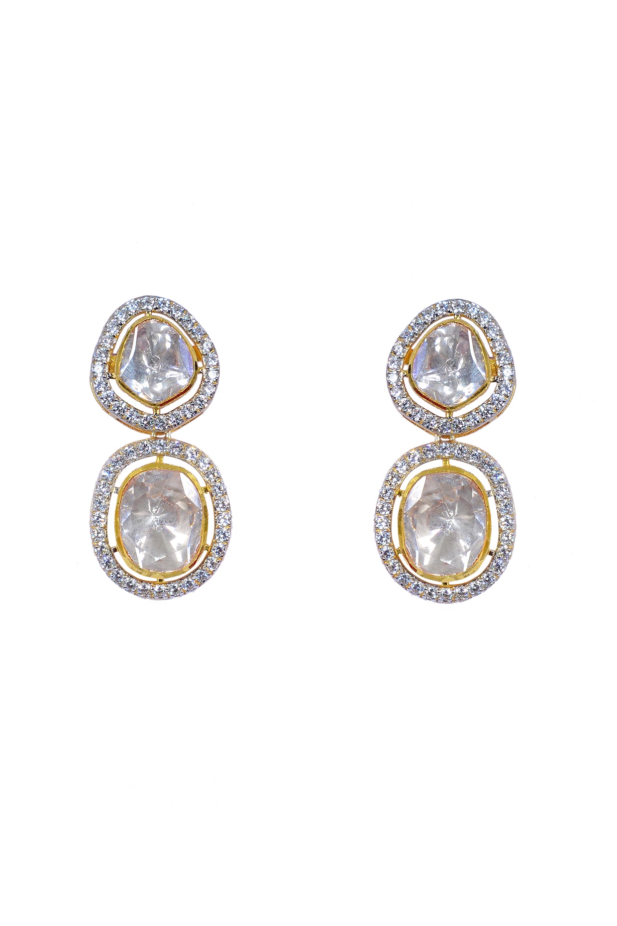 Modern White Stone Silver Oxidised Jhumka Earrings at Rs 129/piece in  Agartala