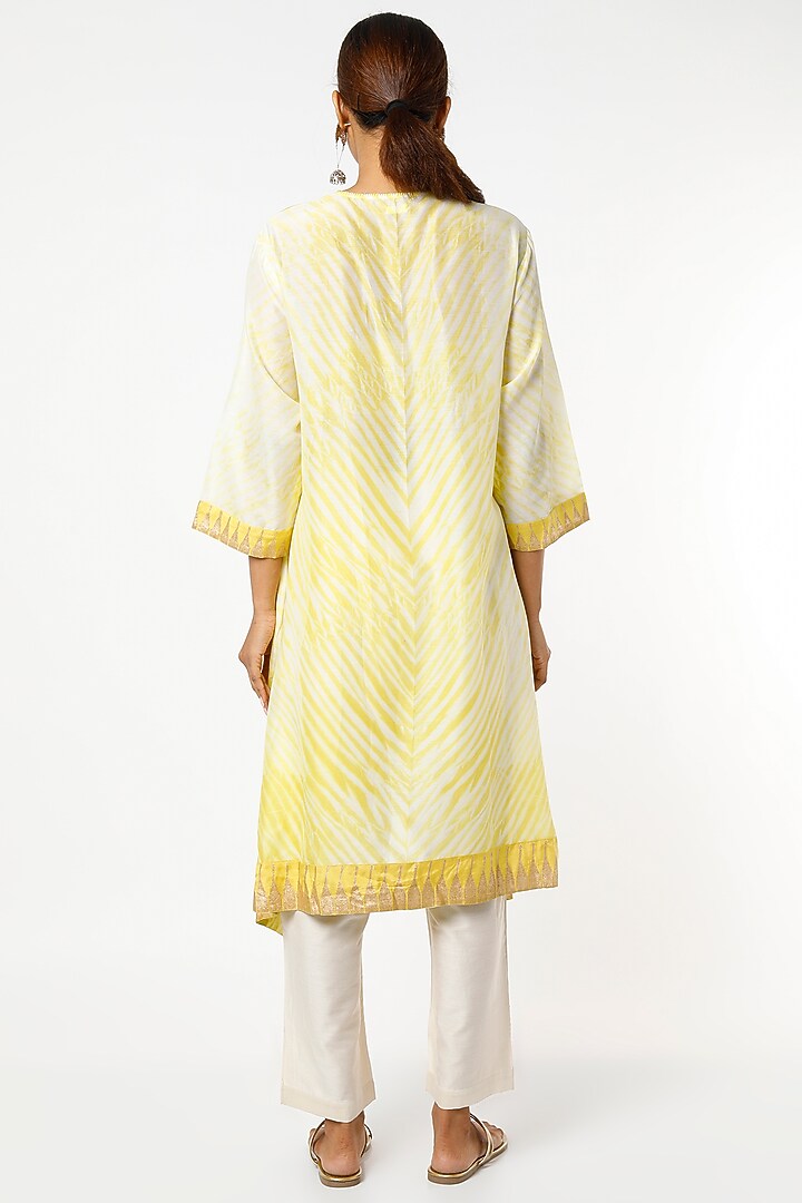 Lime Tie & Dye Tunic by ILAPTI at Pernia's Pop Up Shop
