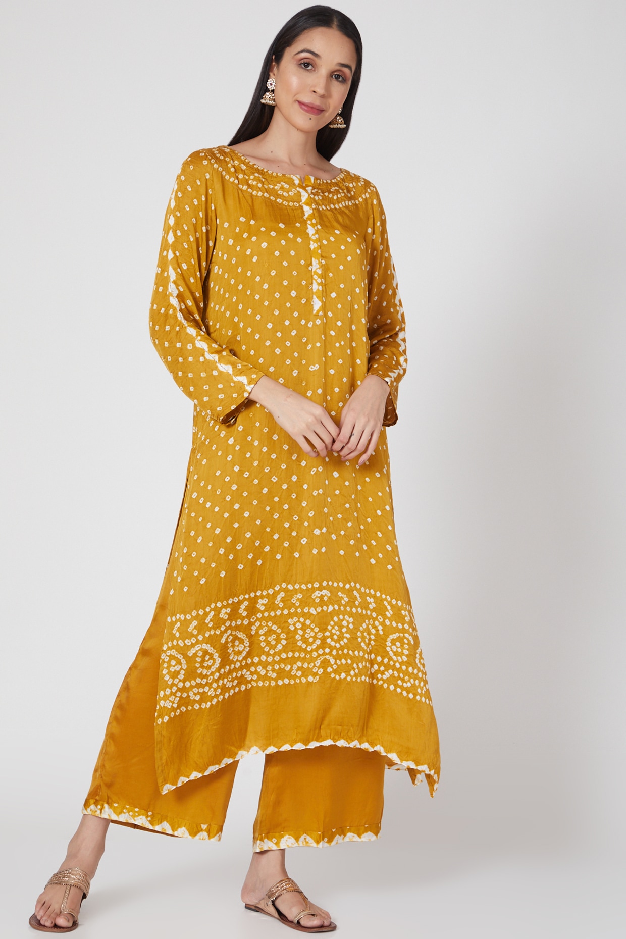 bandhani kurtis