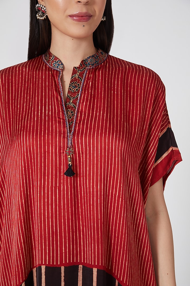 GREEN PICHWAI SILK KAFTAN