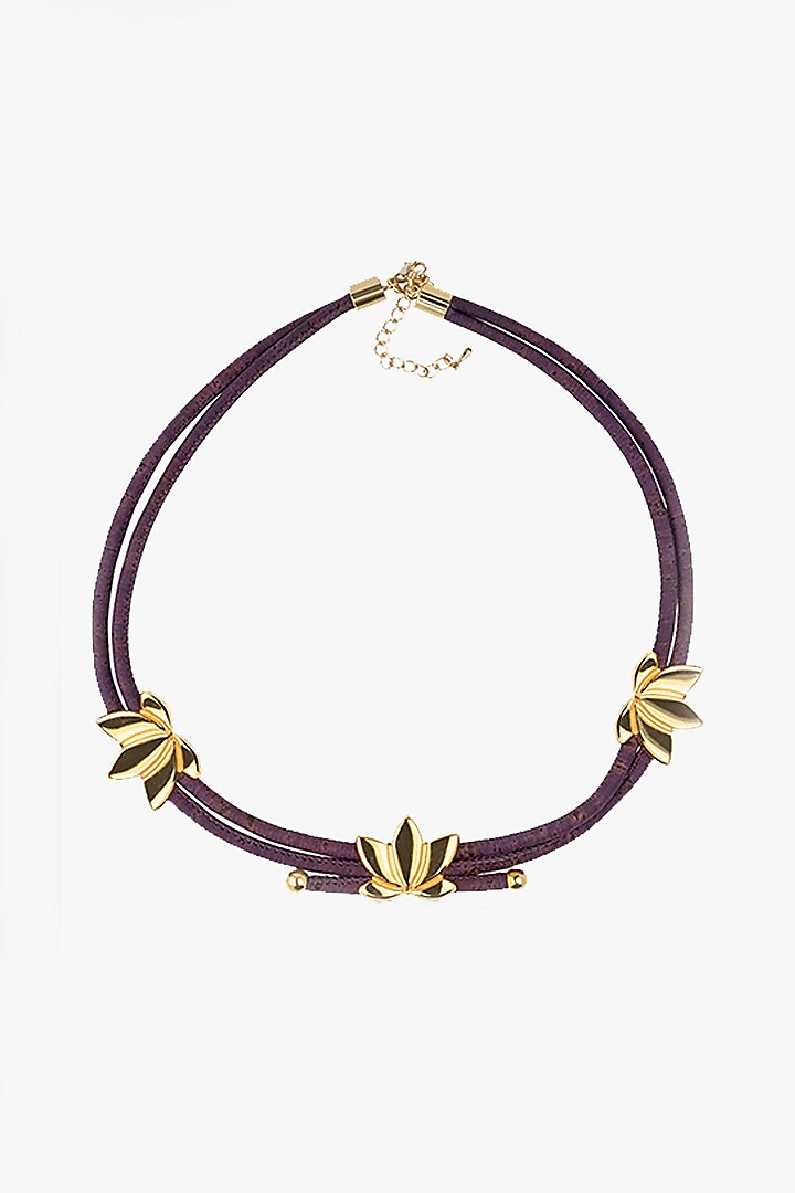 Purple Genuine Cork Handmade Bracelet by FORET at Pernia's Pop Up Shop