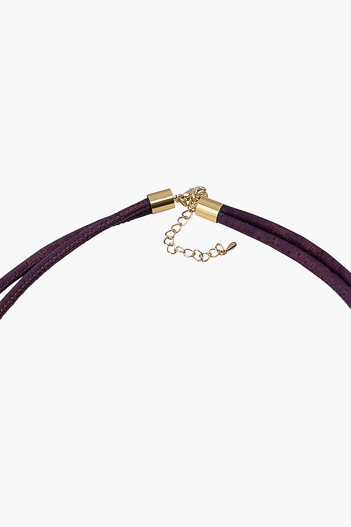 Purple Genuine Cork Handmade Bracelet by FORET at Pernia's Pop Up Shop