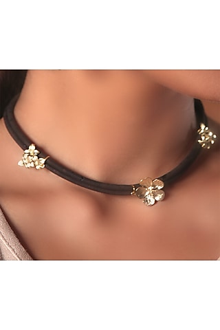Brown Genuine Cork Handmade Necklace by FORET