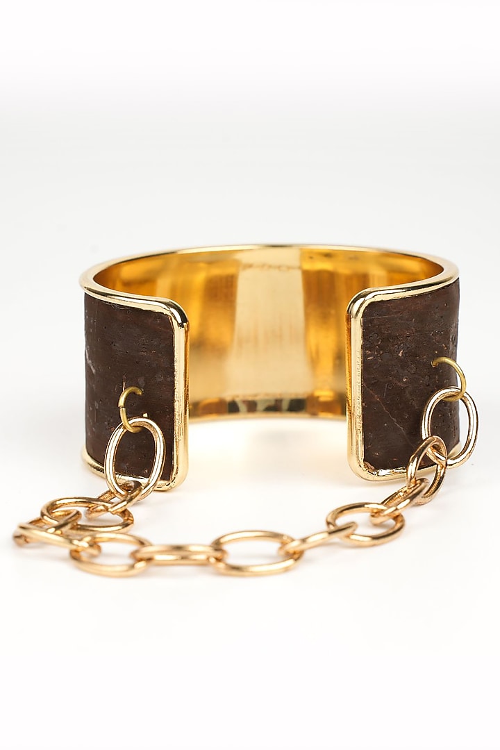 Brown Genuine Cork Handmade Bracelet by FORET at Pernia's Pop Up Shop