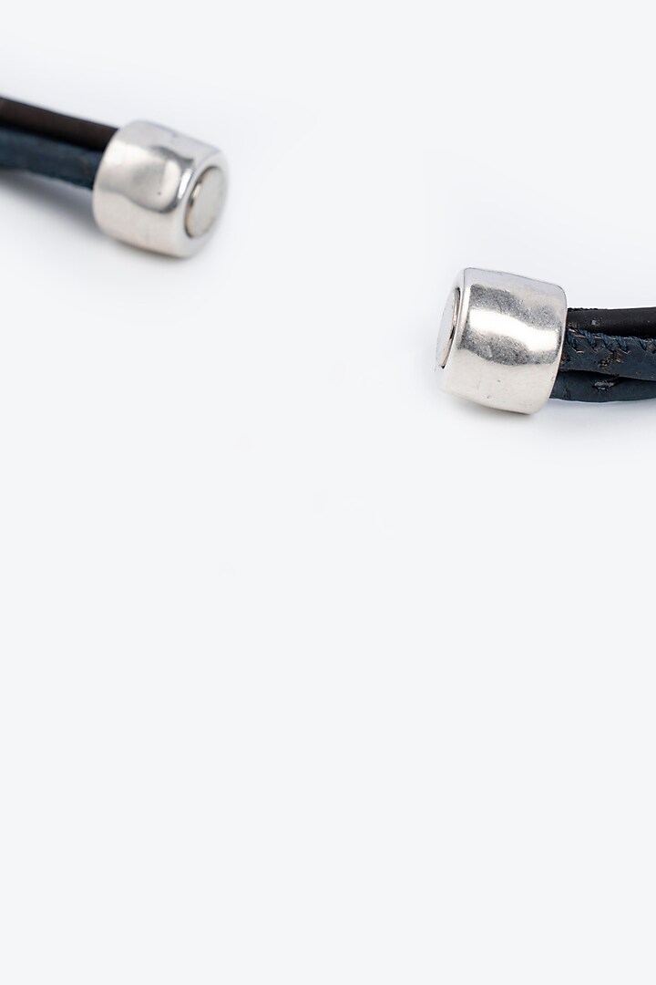 Blue Ceramic Stone Cork Choker Necklace by FORET at Pernia's Pop Up Shop