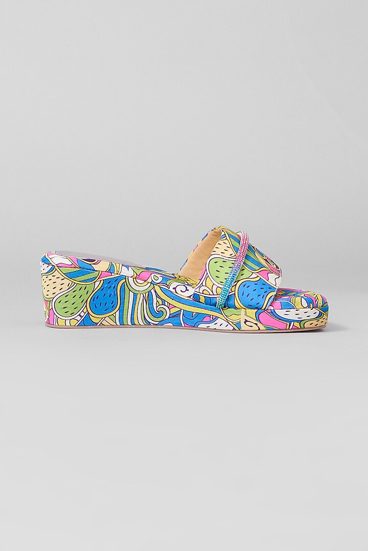 Pink Rexine Sandals by Foot Fuel at Pernia's Pop Up Shop
