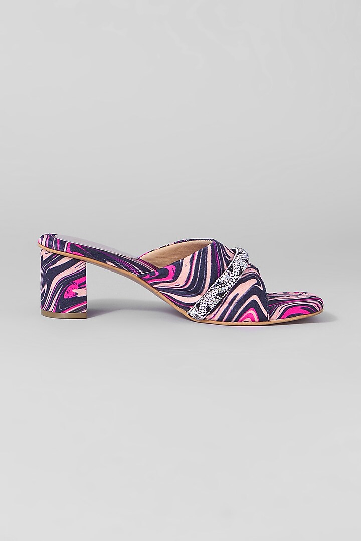 Pink Rexine Sandals by Foot Fuel at Pernia's Pop Up Shop