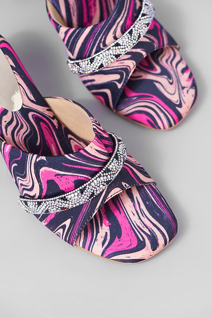 Pink Rexine Sandals by Foot Fuel at Pernia's Pop Up Shop