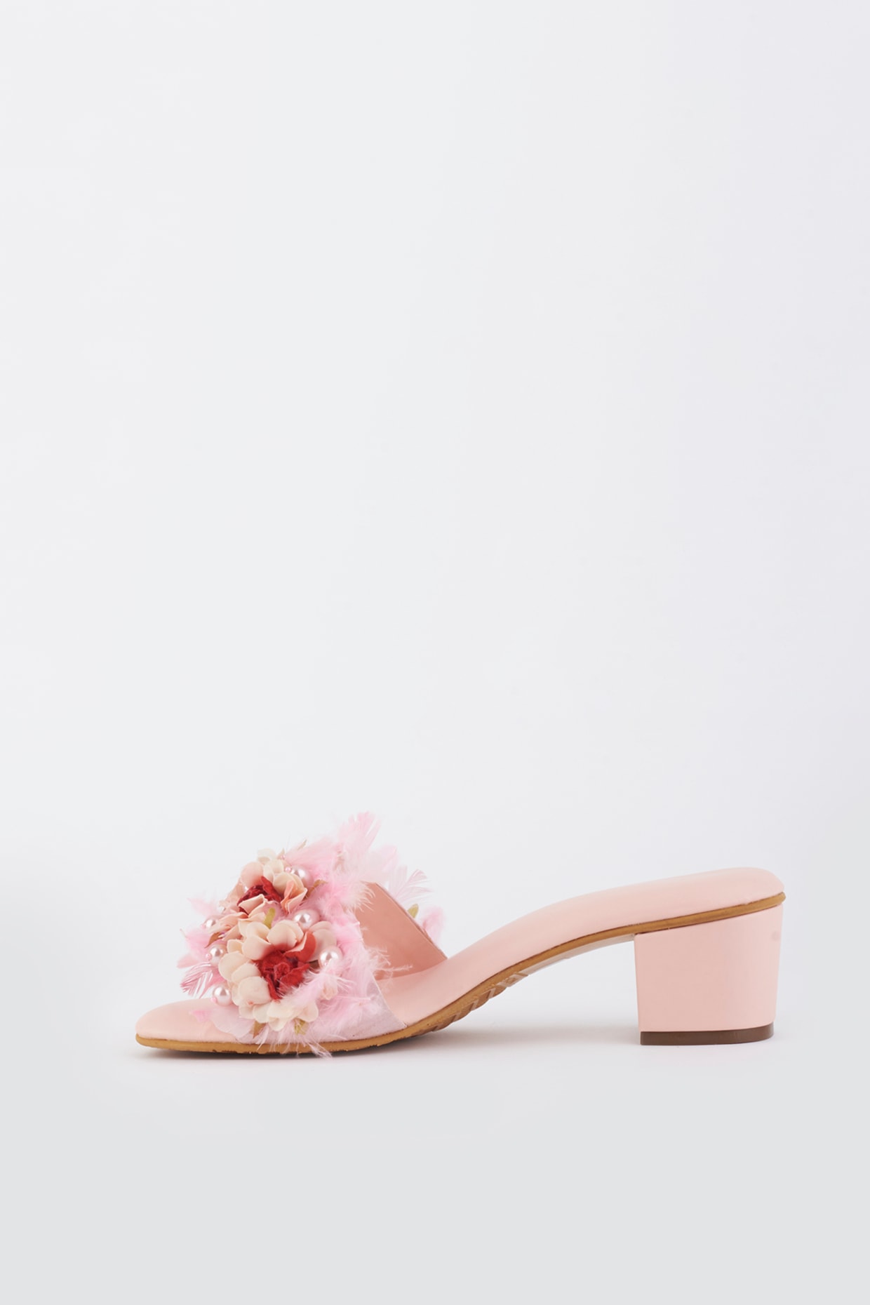 Perphy Women's Floral Platform Heel Slingback Chunky High Heels Sandals -  Walmart.com