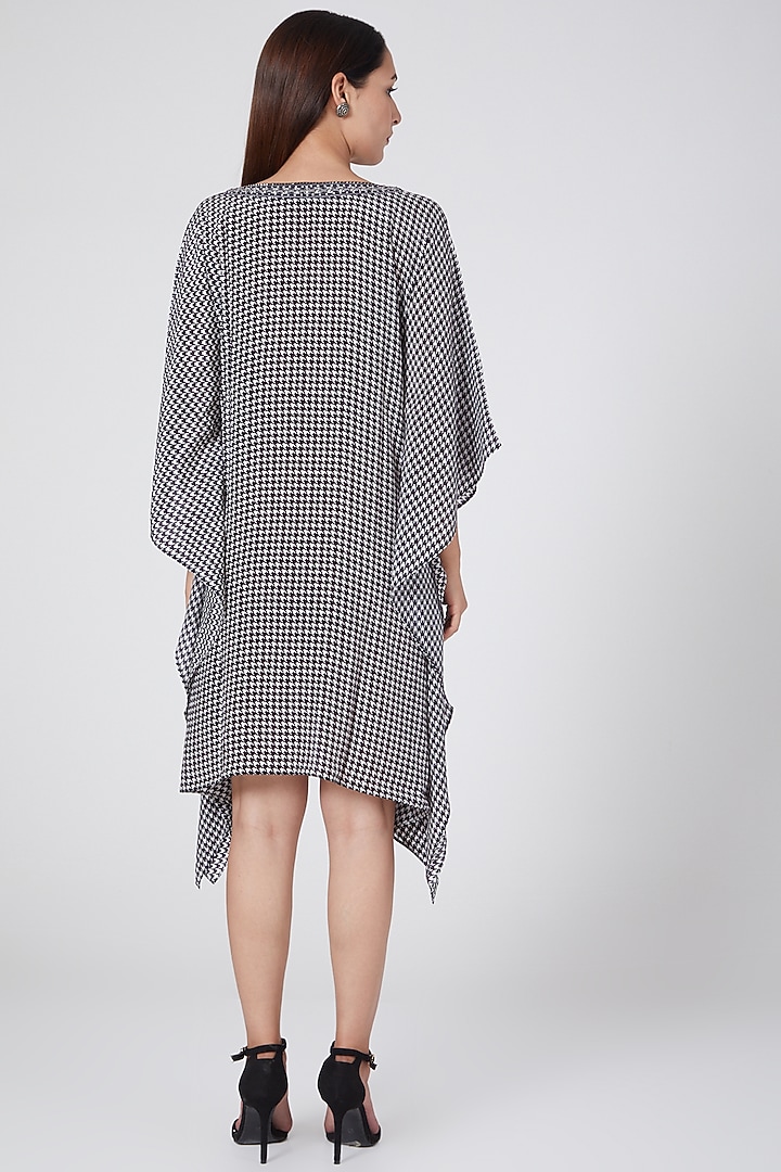 Black Embellished & Printed Kaftan by First Resort by Ramola Bachchan at Pernia's Pop Up Shop