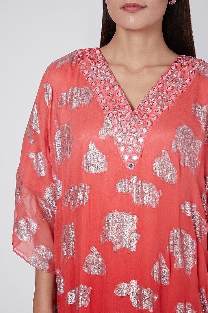 Pink Ombre Kaftan by First Resort by Ramola Bachchan at Pernia's Pop Up Shop