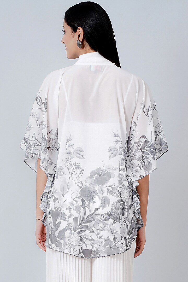Grey Printed Top by First Resort by Ramola Bachchan at Pernia's Pop Up Shop