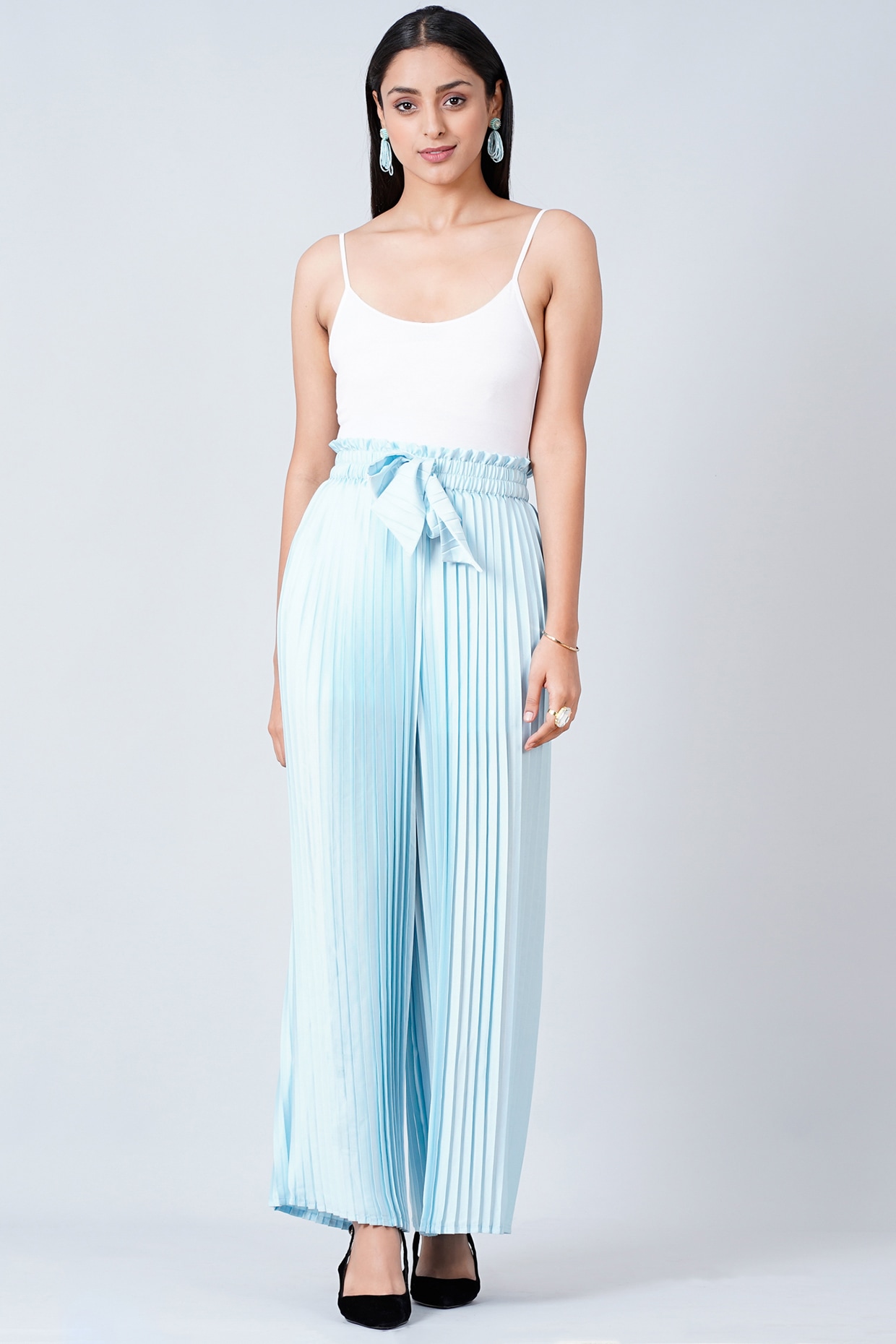 Reclaimed Vintage palazzo pants in white | ASOS
