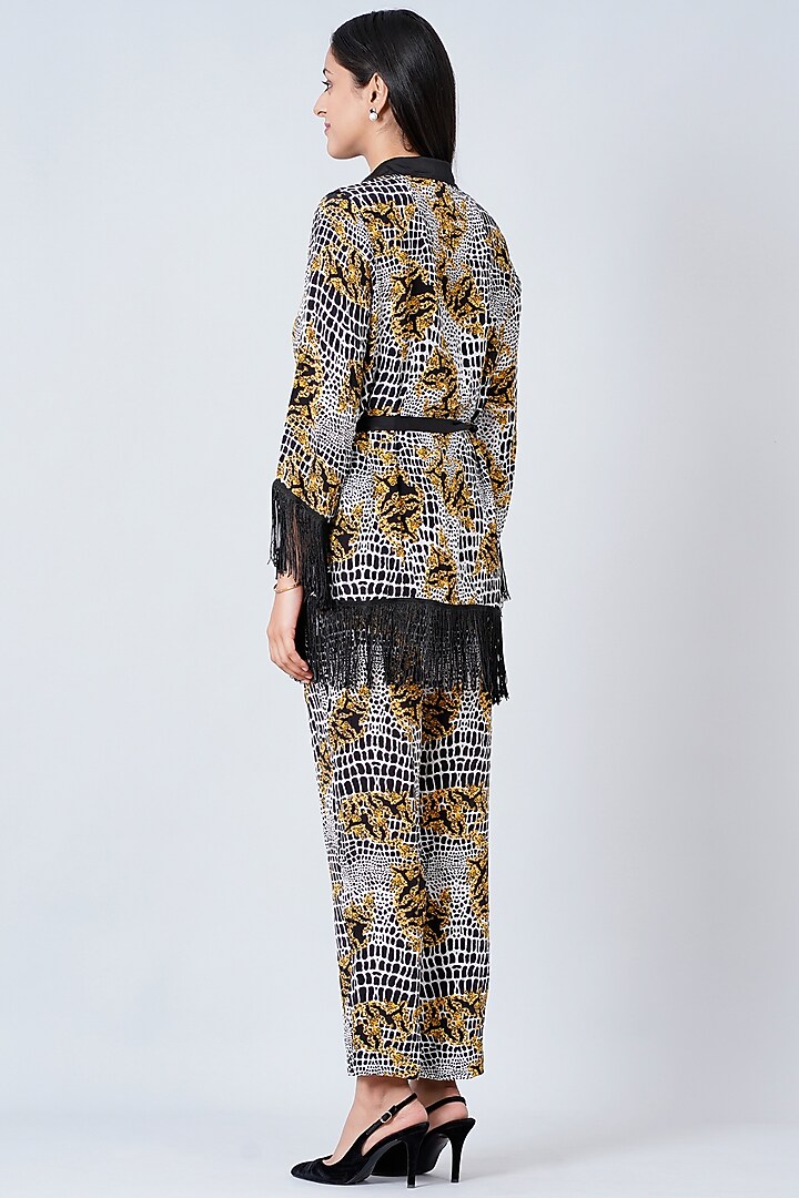 Multi-Colored Printed Pant Set by First Resort by Ramola Bachchan at Pernia's Pop Up Shop