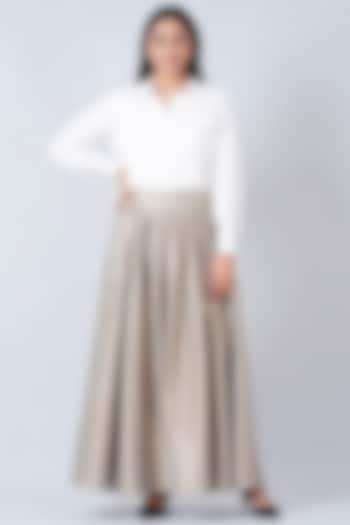 Grey Brocade Skirt Set by First Resort by Ramola Bachchan