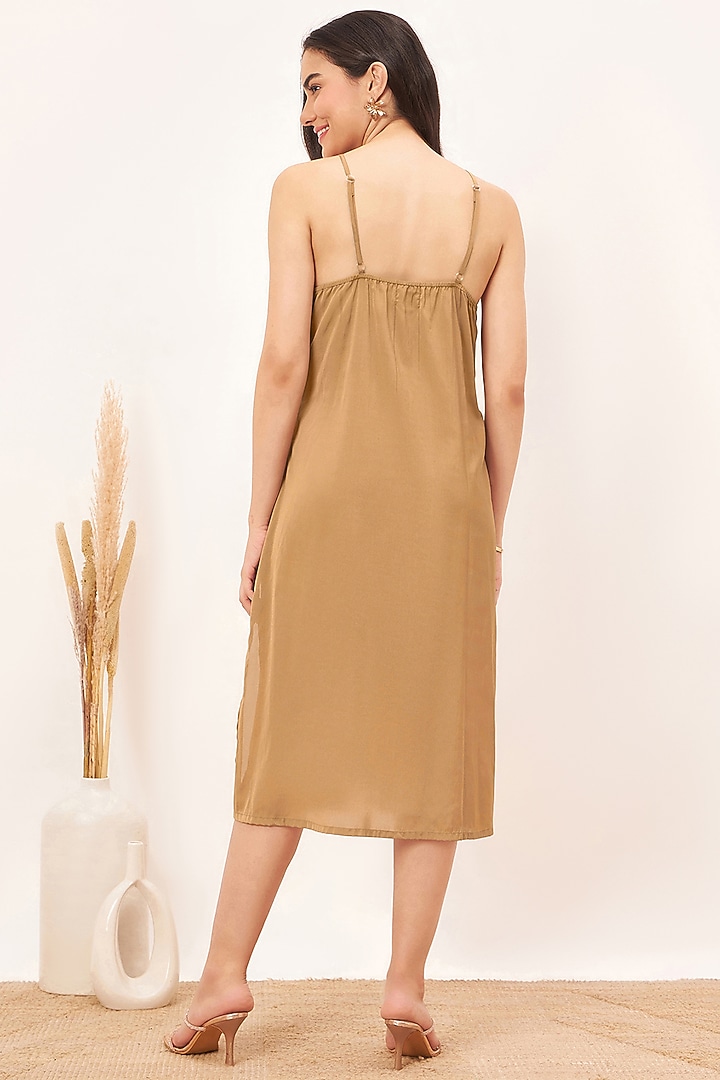 hazel brown dress Vivienne Dress- Fossil Brown – Hazel Lane Boutique
