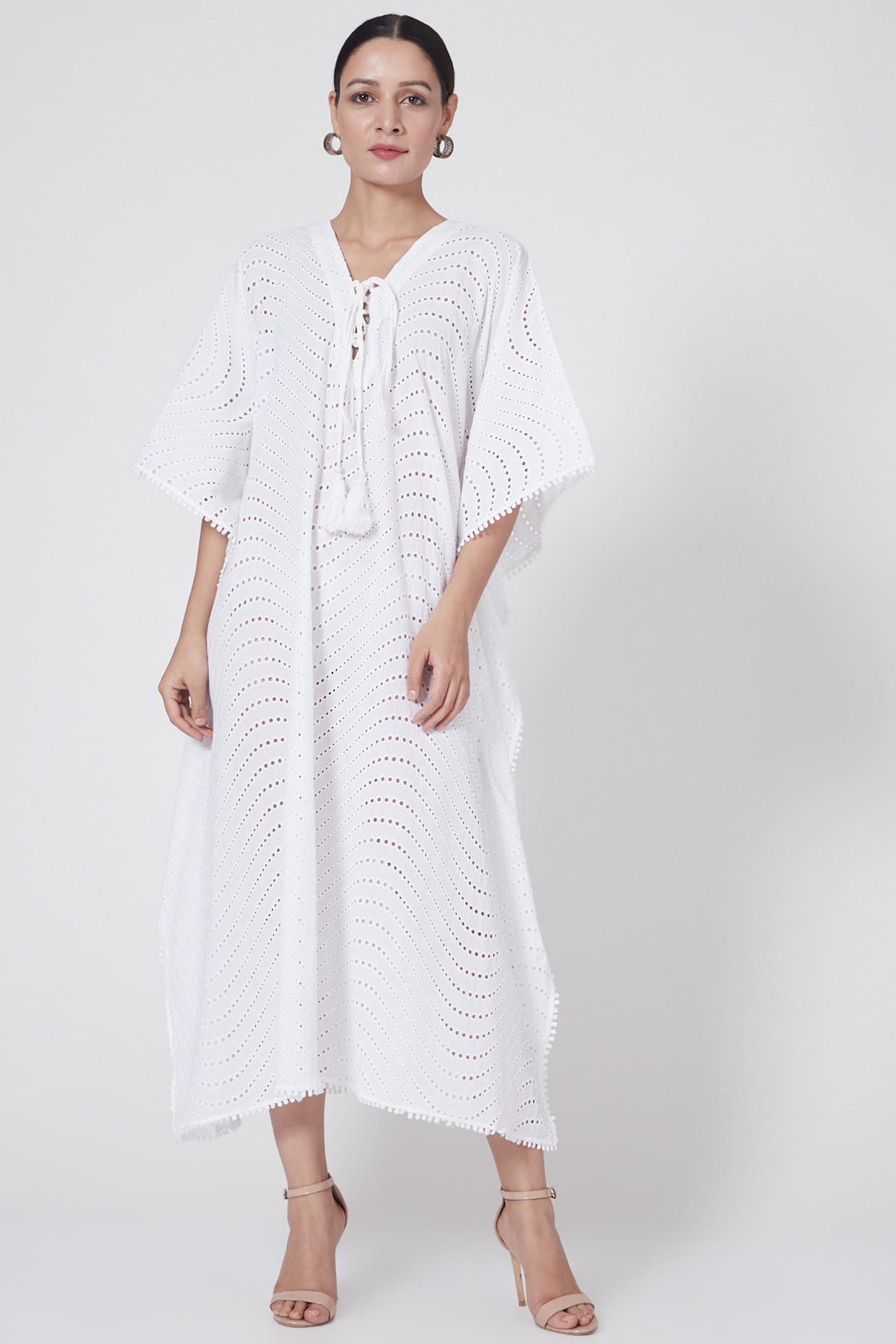 white long kaftan