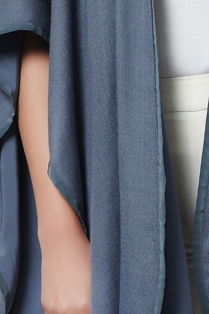 Grey Cashmere Cape by First Resort by Ramola Bachchan at Pernia's Pop Up Shop