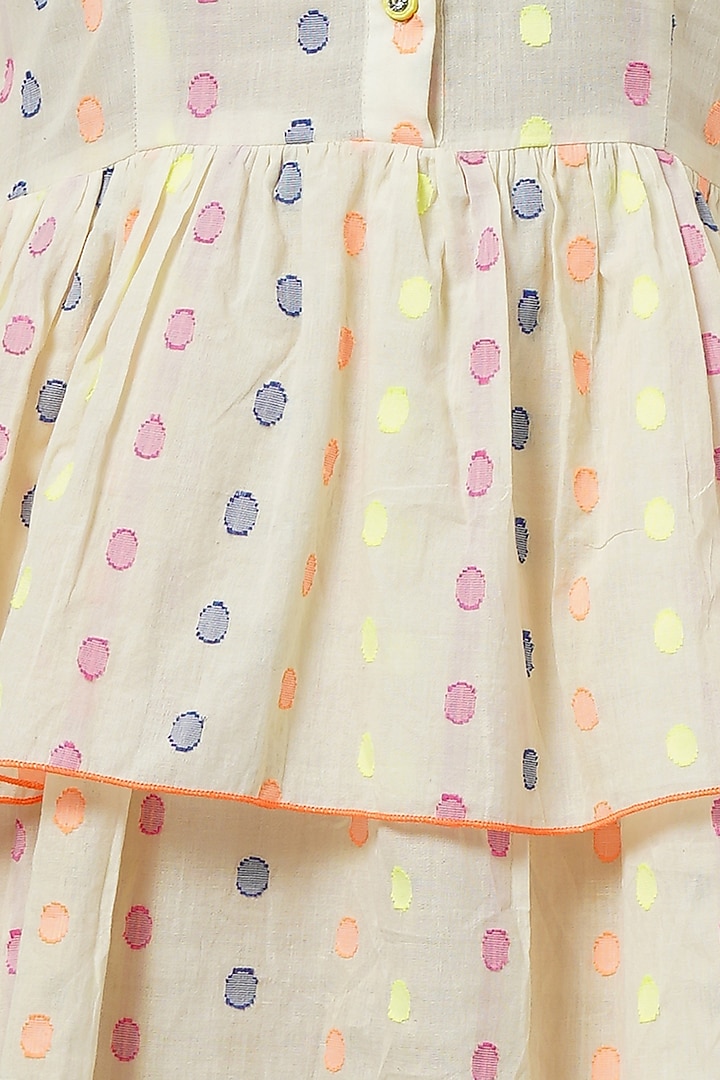 Nude Cotton Cambric Summer Dress by First Resort by Ramola Bachchan at Pernia's Pop Up Shop