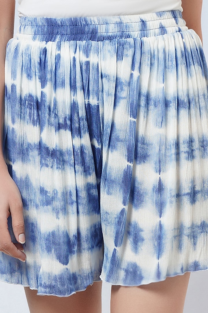 Sky Blue Viscose Rayon Printed Co-Ord Set by First Resort by Ramola Bachchan at Pernia's Pop Up Shop