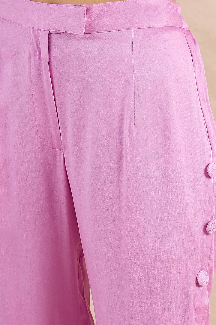 Purple Herringbone Co-Ord Set by First Resort by Ramola Bachchan at Pernia's Pop Up Shop