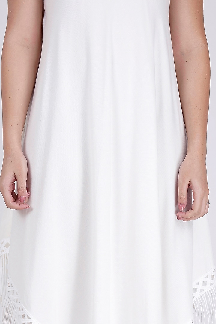 White Lace Handkerchief Summer Dress by First Resort by Ramola Bachchan at Pernia's Pop Up Shop