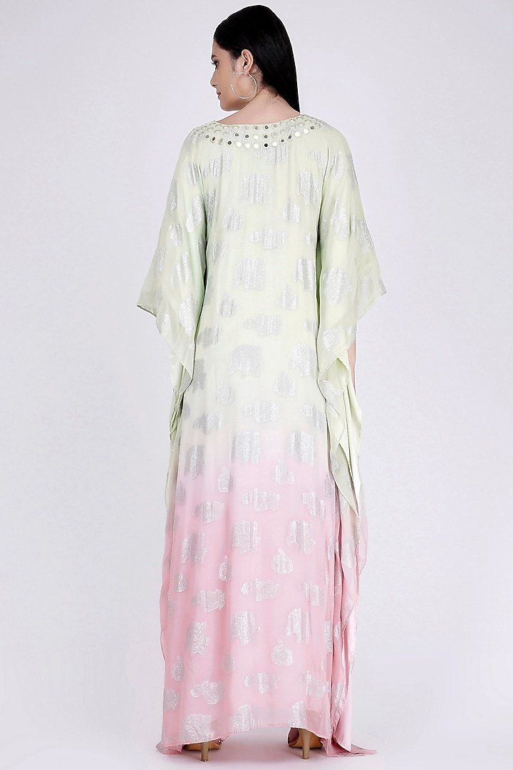 Pink & White Ombre Kaftan by First Resort by Ramola Bachchan at Pernia's Pop Up Shop