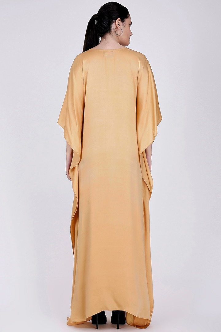 Dandelion Embroidered Kaftan by First Resort by Ramola Bachchan at Pernia's Pop Up Shop