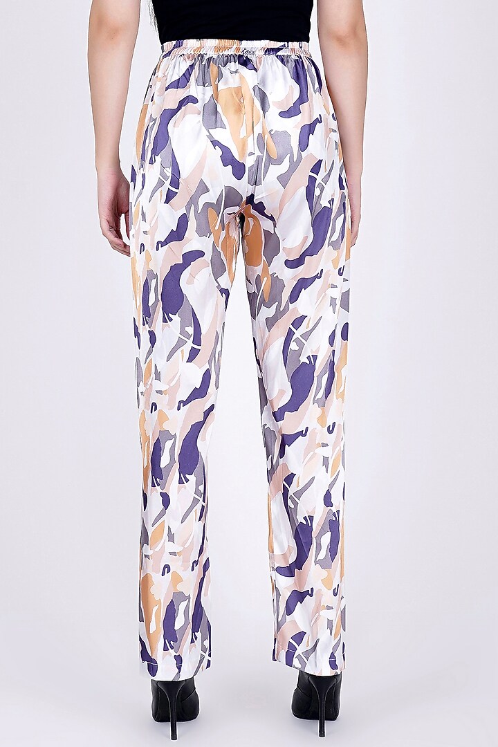 Mustard Printed Pants by First Resort by Ramola Bachchan at Pernia's Pop Up Shop