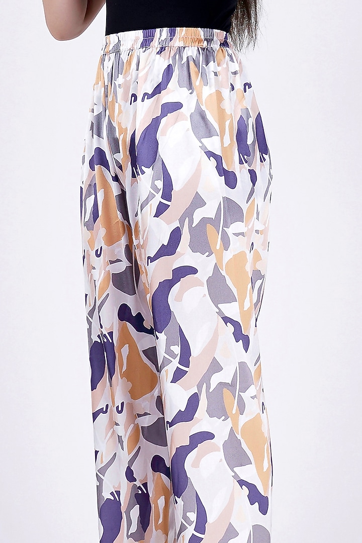Mustard Printed Pants by First Resort by Ramola Bachchan at Pernia's Pop Up Shop