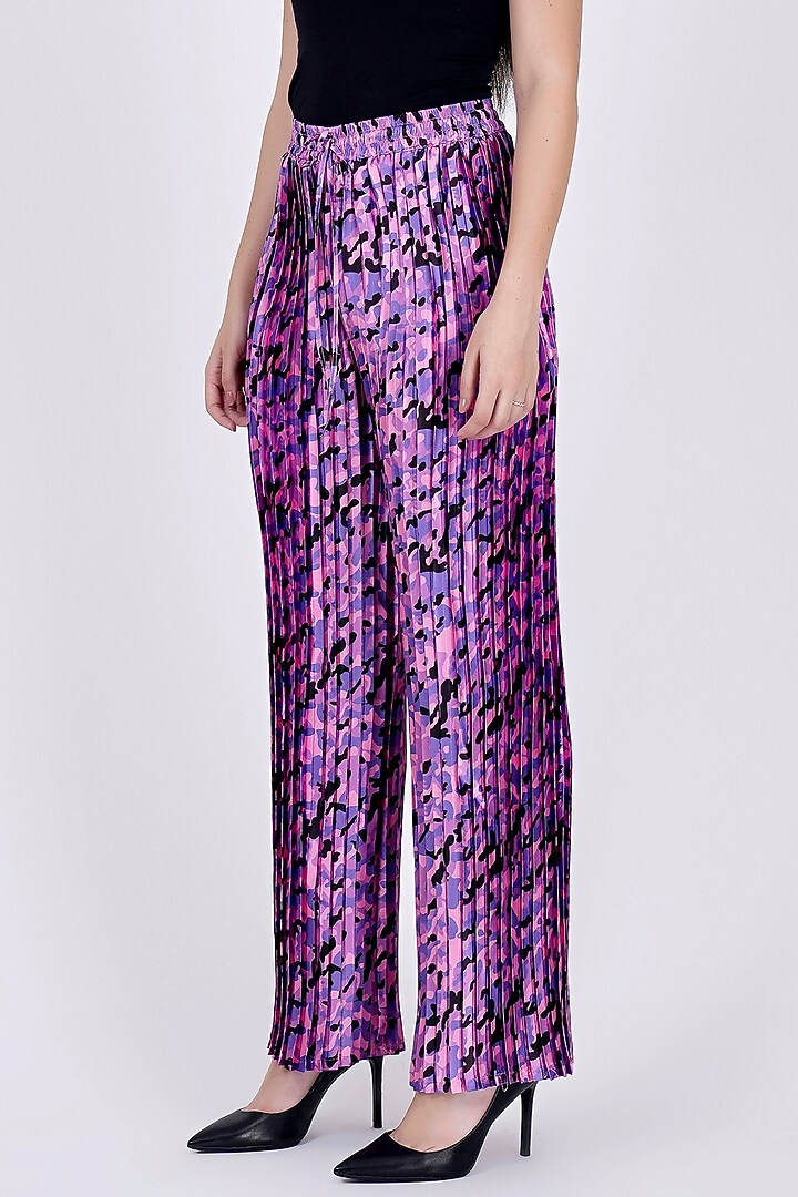 Fuchsia Printed Co-Ord Set by First Resort by Ramola Bachchan at Pernia's Pop Up Shop
