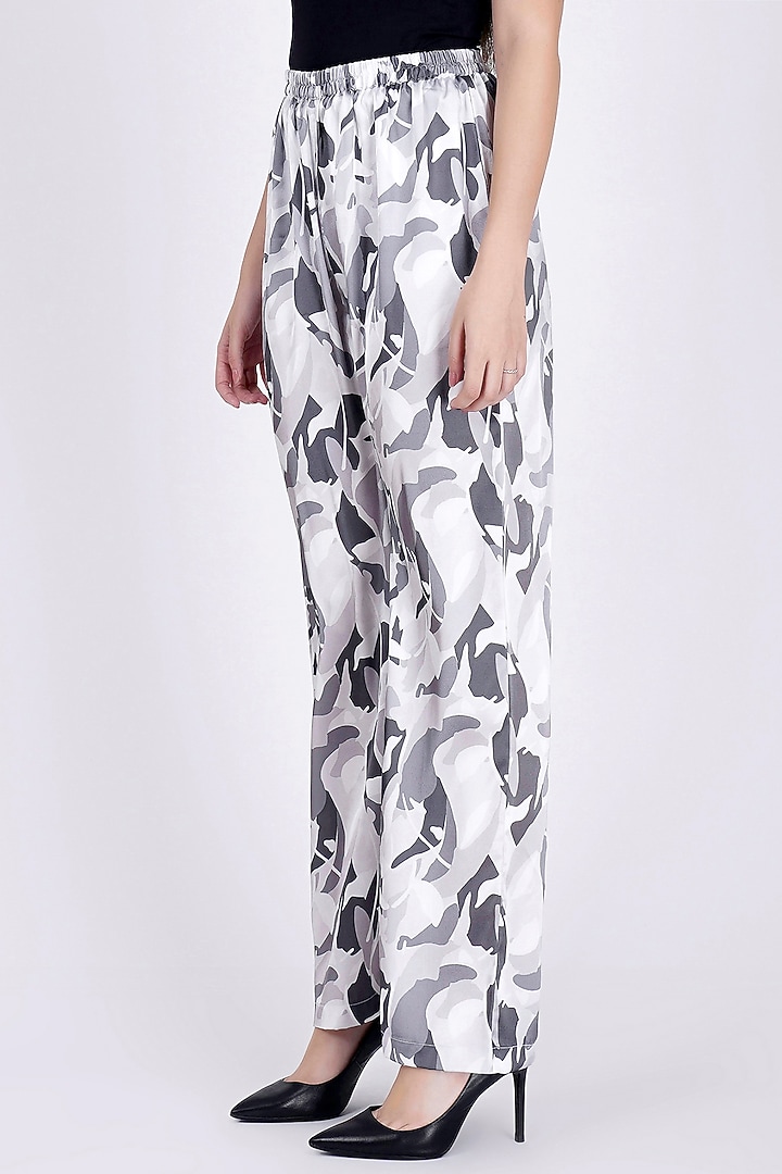Grey Printed Co-Ord Set by First Resort by Ramola Bachchan at Pernia's Pop Up Shop
