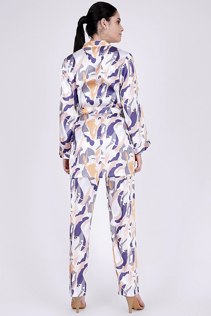 Mustard Printed Co-Ord Set by First Resort by Ramola Bachchan at Pernia's Pop Up Shop