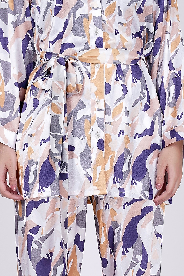 Mustard Printed Co-Ord Set by First Resort by Ramola Bachchan at Pernia's Pop Up Shop