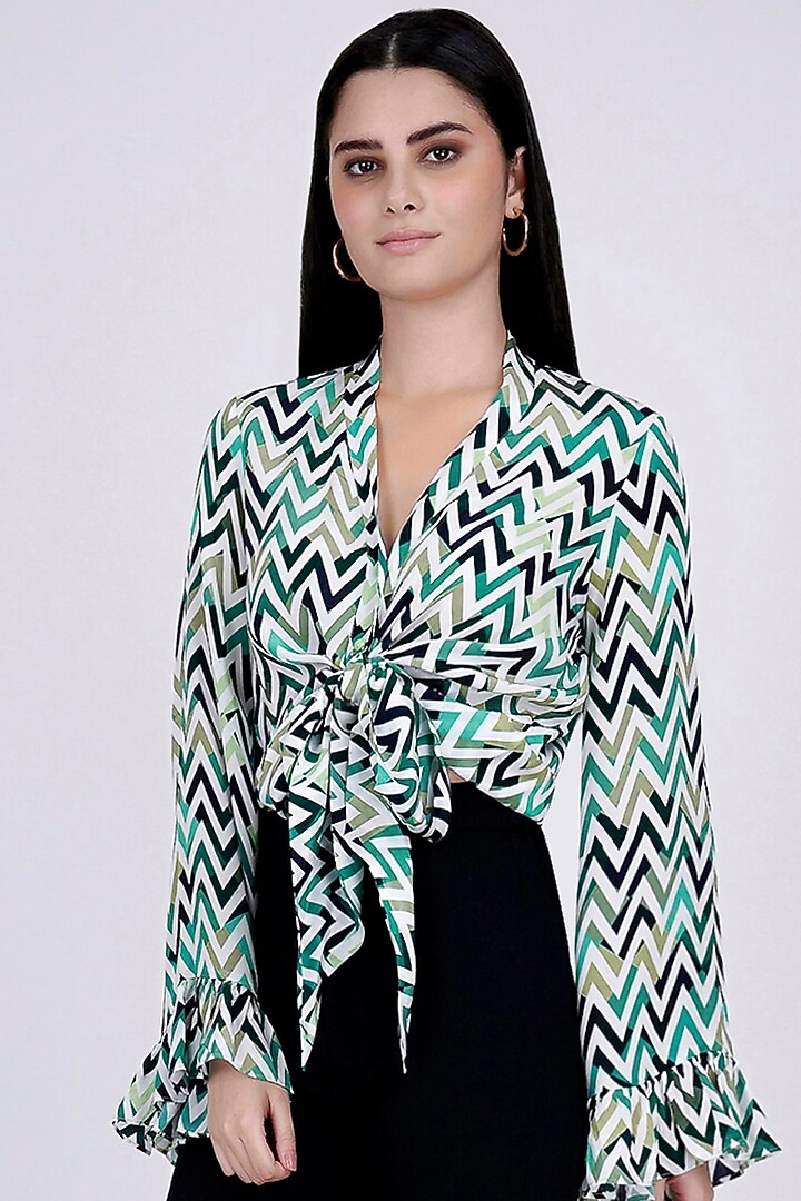 Black Crepe Pant Set by First Resort by Ramola Bachchan at Pernia's Pop Up Shop