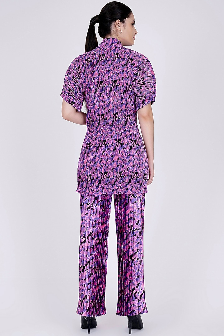 Fuchsia Printed Top by First Resort by Ramola Bachchan at Pernia's Pop Up Shop