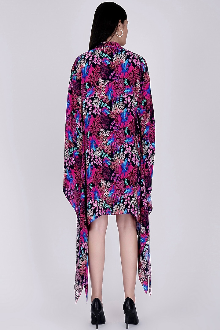 Fuchsia Printed Tunic by First Resort by Ramola Bachchan at Pernia's Pop Up Shop