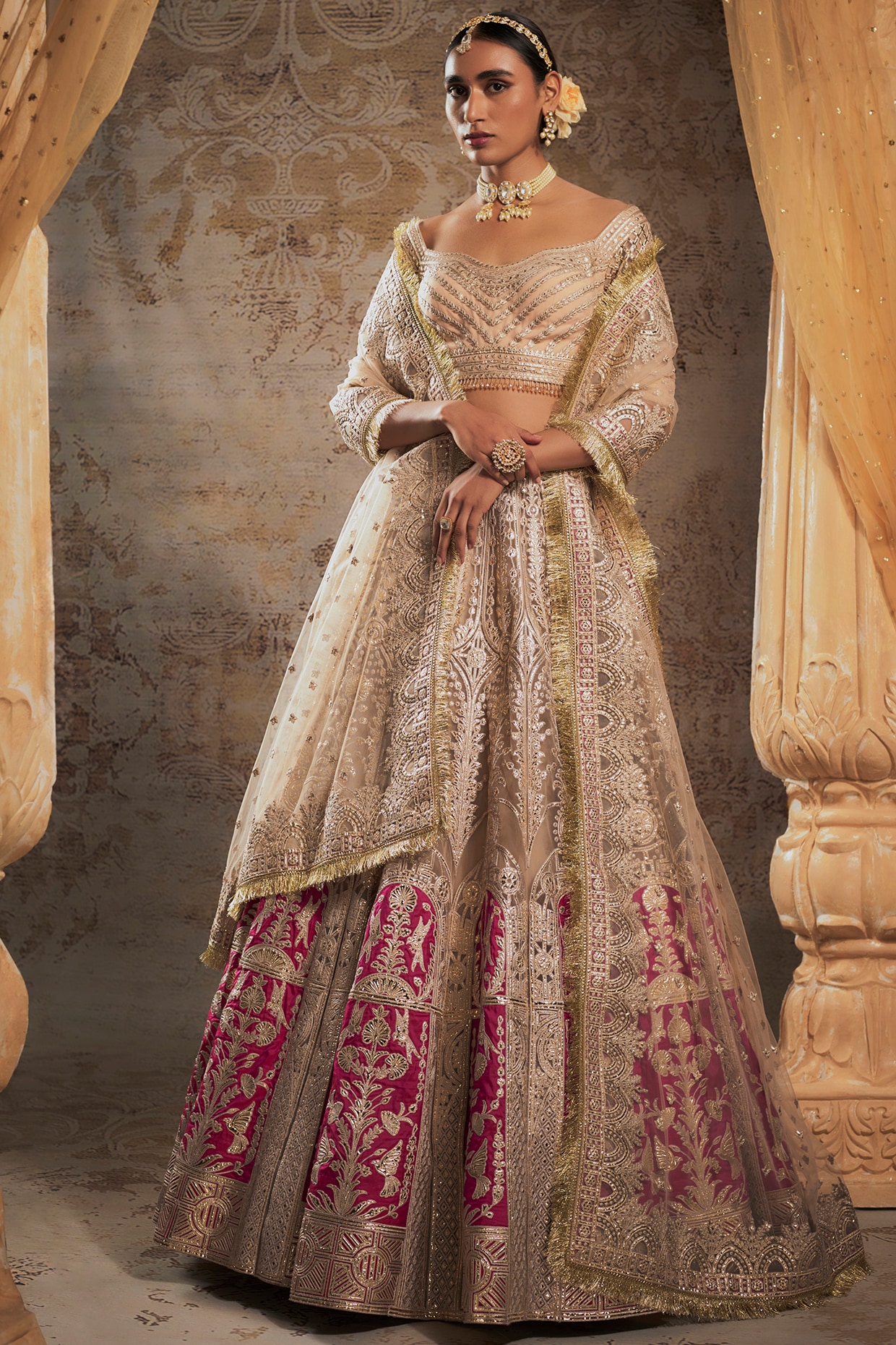 Wedding Wear Hand Work Fully Stitched Designer Lehenga with Embroidery at  Rs 3995 in Surat