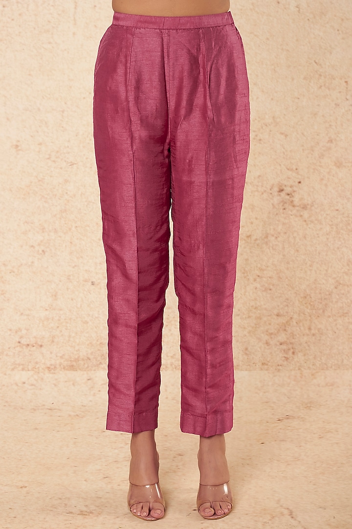 Magenta Printed Kurta Set by Falguni Shane Peacock India at Pernia's Pop Up Shop