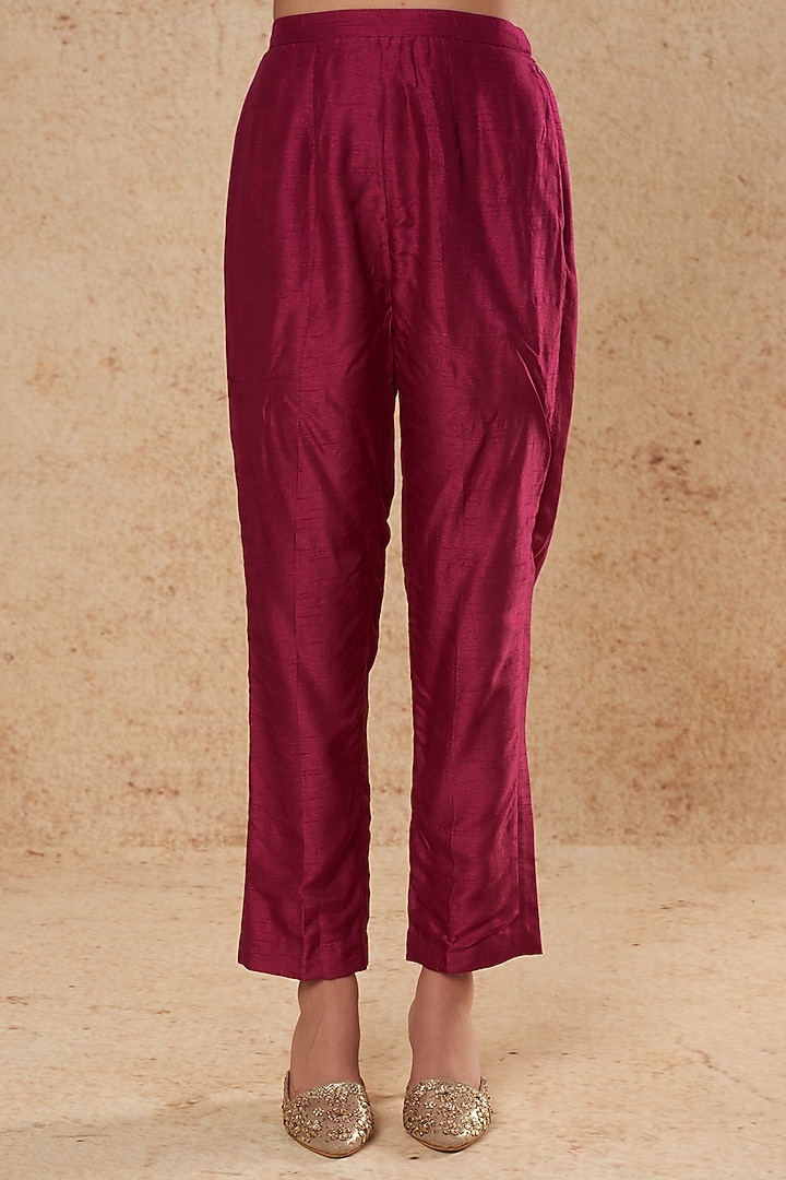 Magenta Printed Kurta Set by Falguni Shane Peacock India at Pernia's Pop Up Shop