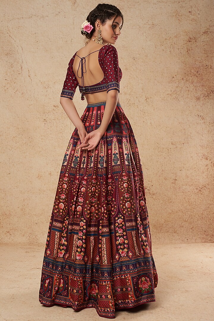 Pink Printed Sharara Set by Falguni Shane Peacock India at Pernia's Pop Up Shop