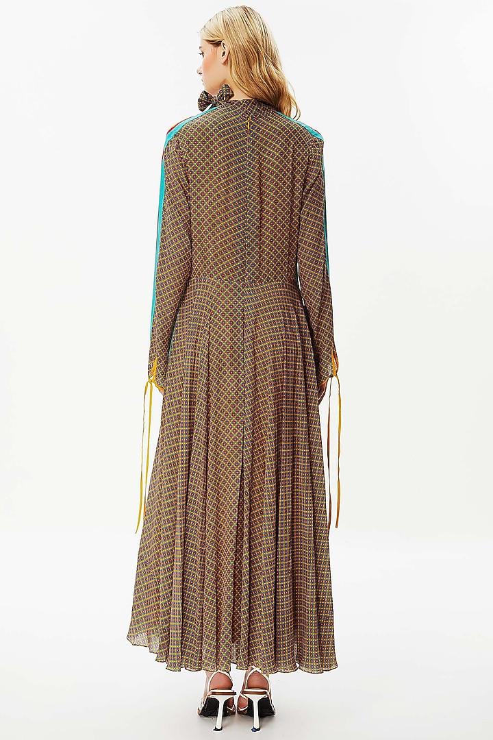 Amber Crepe Flared Vacation Dress by Falguni Shane Peacock at Pernia's Pop Up Shop