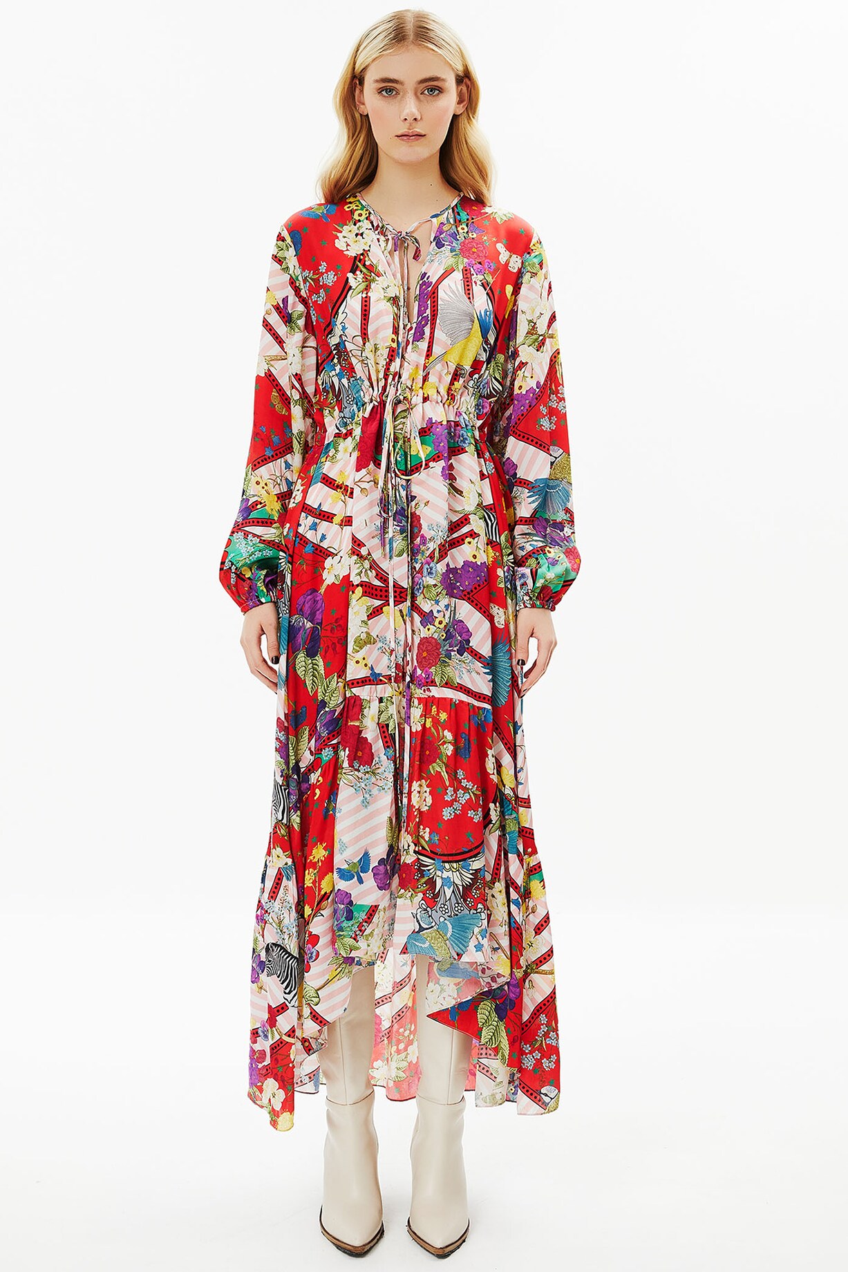 Multi-Coloured Bamberg Maxi Dress by Falguni Shane Peacock at
