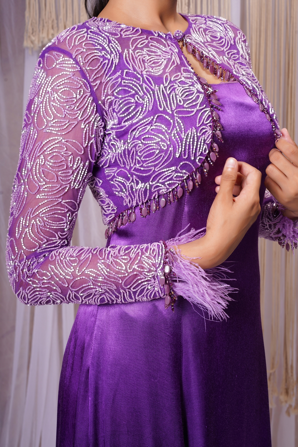 Silk Kurti With Net Shrug,Net open Gown design,Lont Net shrug Design,Long  Net Jacket Design,K… | Combination dresses, Shrug for dresses, Designer  party wear dresses