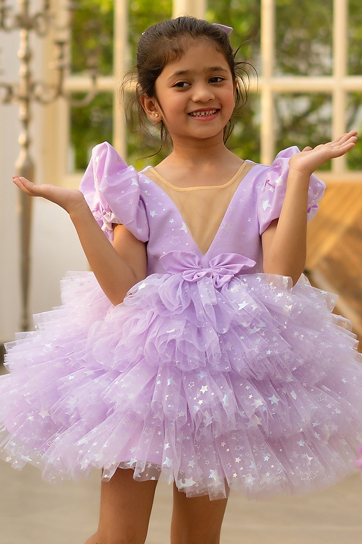 embroidered tulle dress kids Blush Floral Tulle A-Line Evening Gown with 3D Flower Applique – Sweet –  WonderlandByLilian