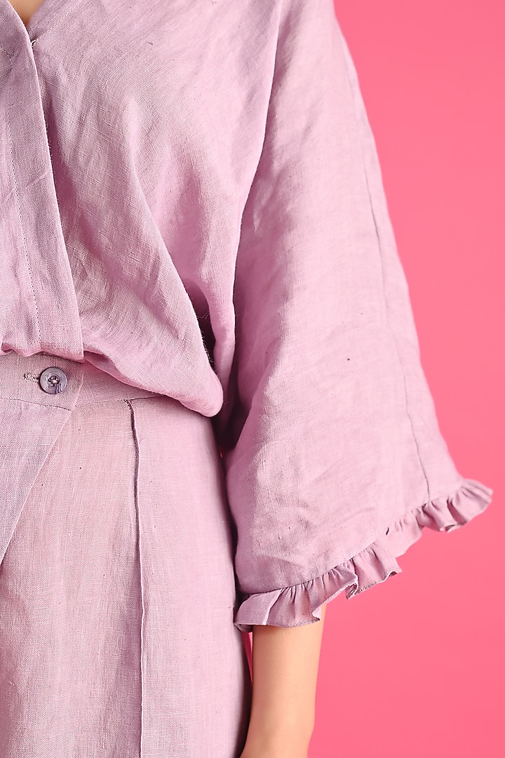 Lilac Khadi Cotton Jumpsuit by GAACH at Pernia's Pop Up Shop