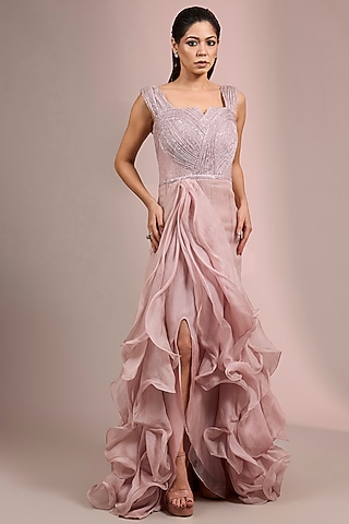 sachin and babi light blue dress Eucalyptus Fairy Corset main image 0