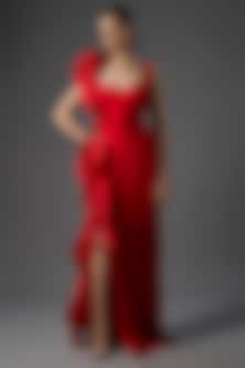 Buy Party Wear Ruffle Gown for Women Online from India's Luxury Designers  2026
