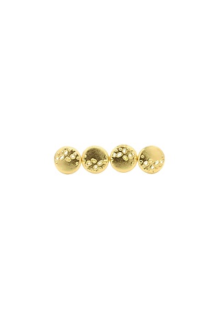 Gold Finish Three Finger Crater Ring by Gaia Tree Label